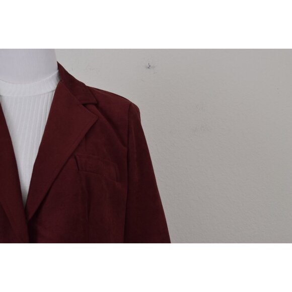 Vintage 90s Union-Made ILGWU‎ Rustic Red Jacket - Picture 9 of 10